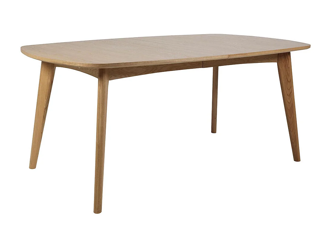 Martha Table de salle à manger avec espace pour 2 plaques supplémentaires, finition chêne délavé.