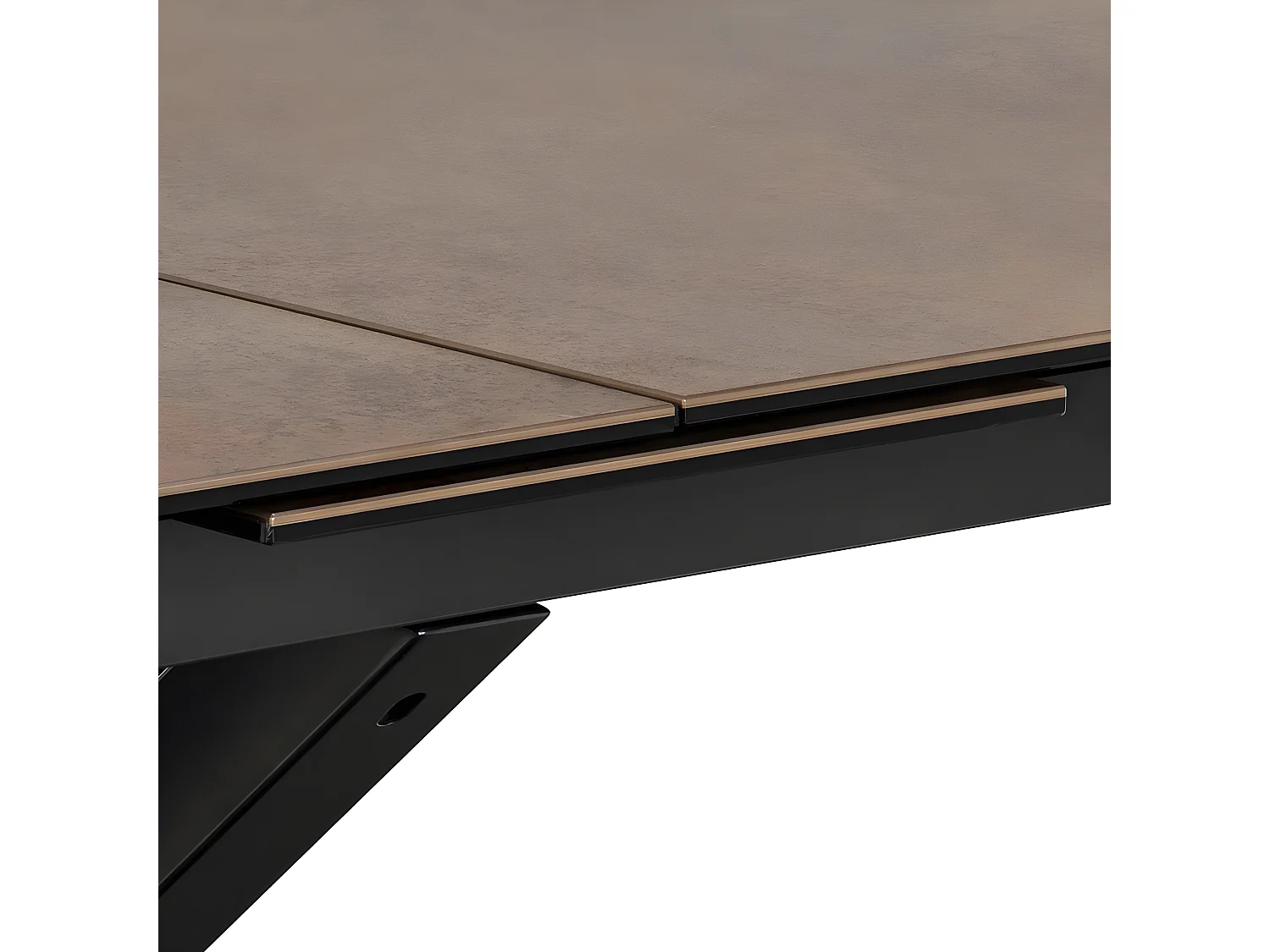 Heaven table de salle à manger 100x200/240cm extenstible marron.