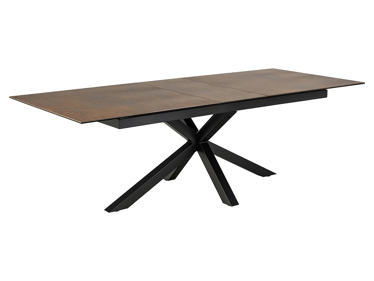 Heaven Esstisch 100x200/240cm mit Auszug braun.