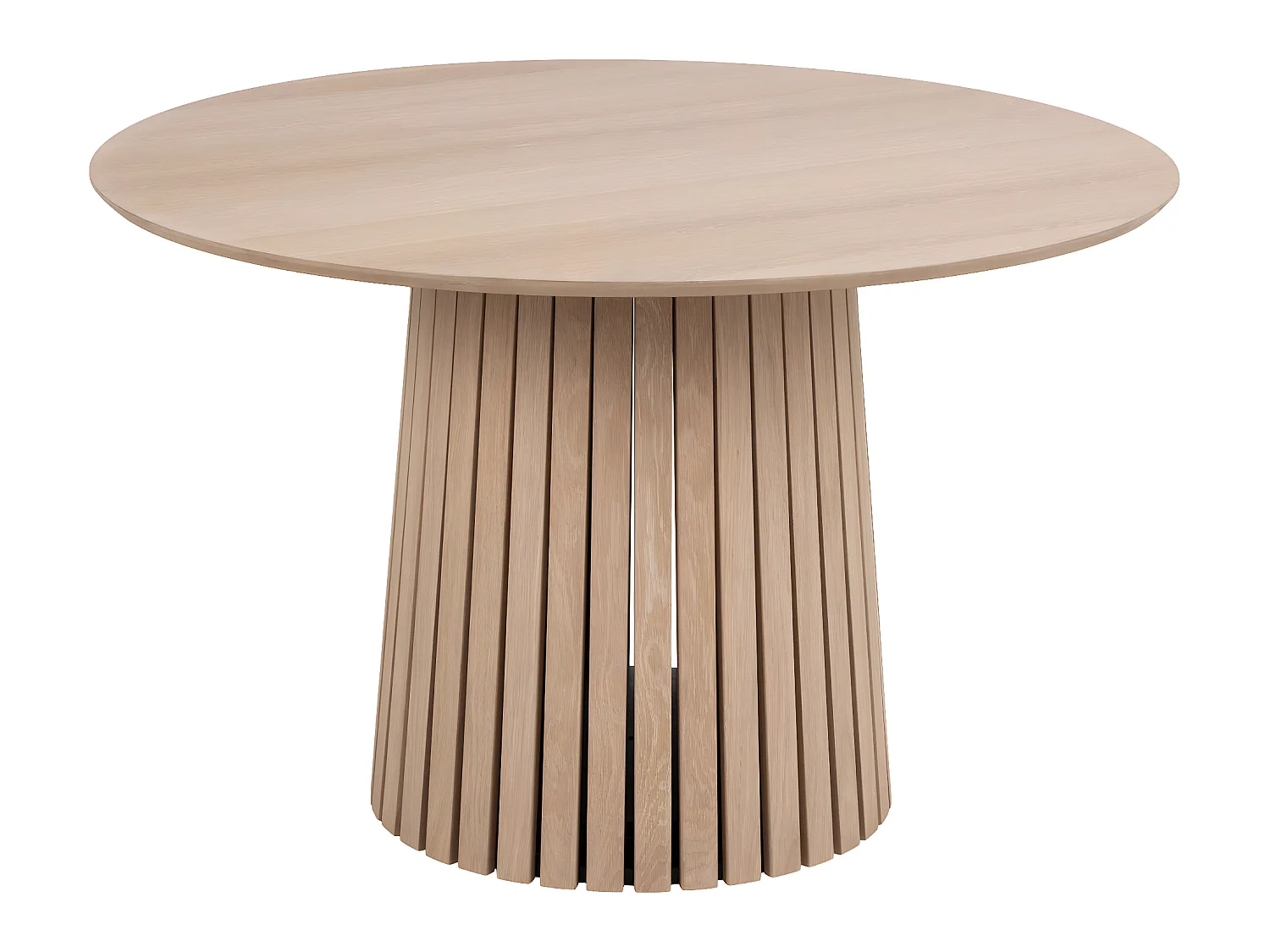 Christo Table de salle à manger Ø120 cm, naturel.