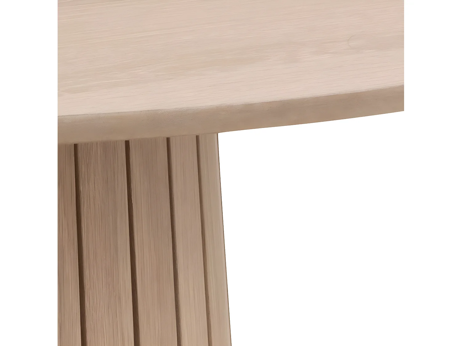 Chrissy eetkamertafel Ø120cm natuur.