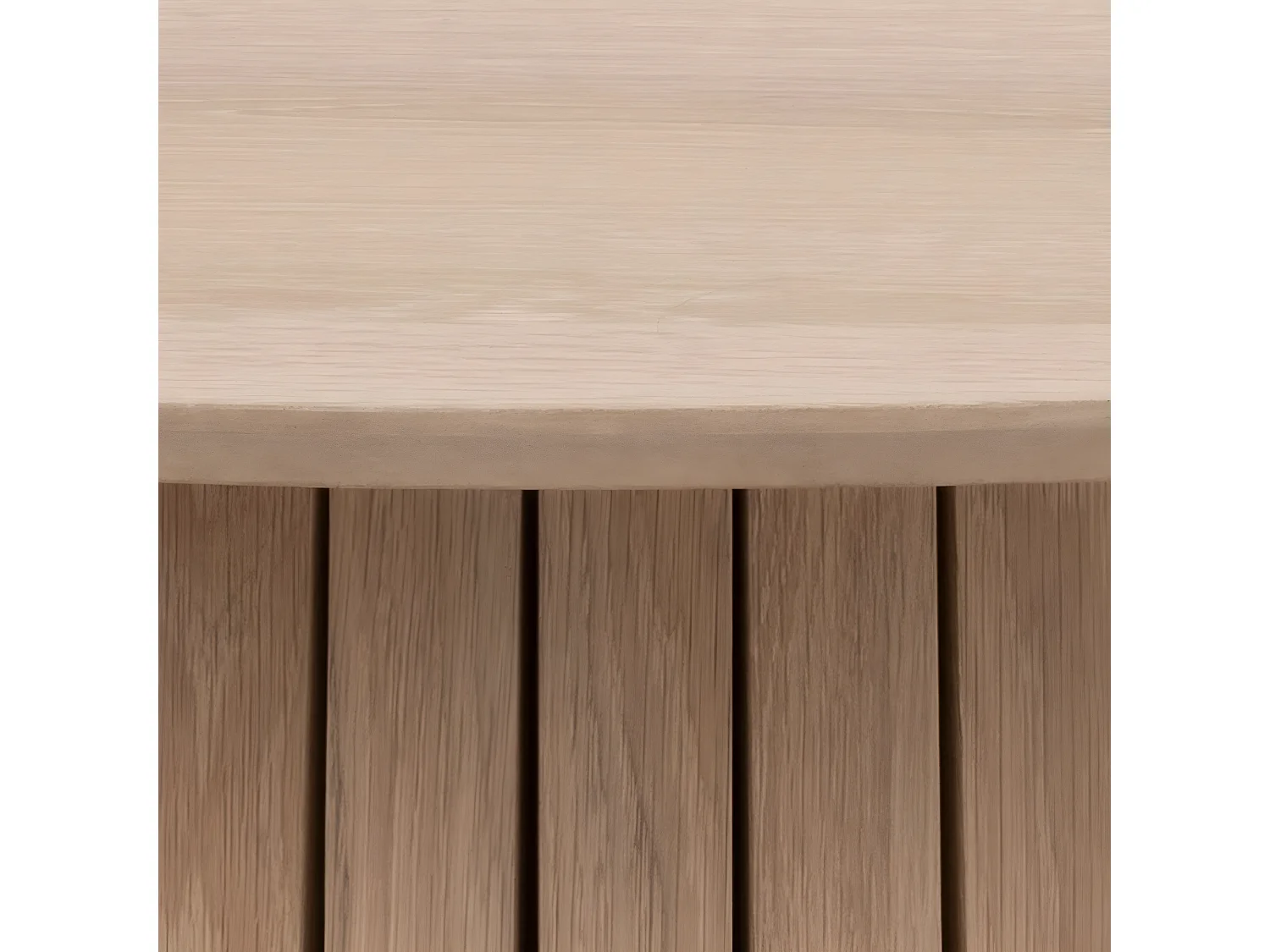 Chrissy eetkamertafel Ø120cm natuur.