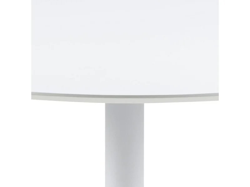 IBIZA Table de salle à manger Ø110 cm, blanc.