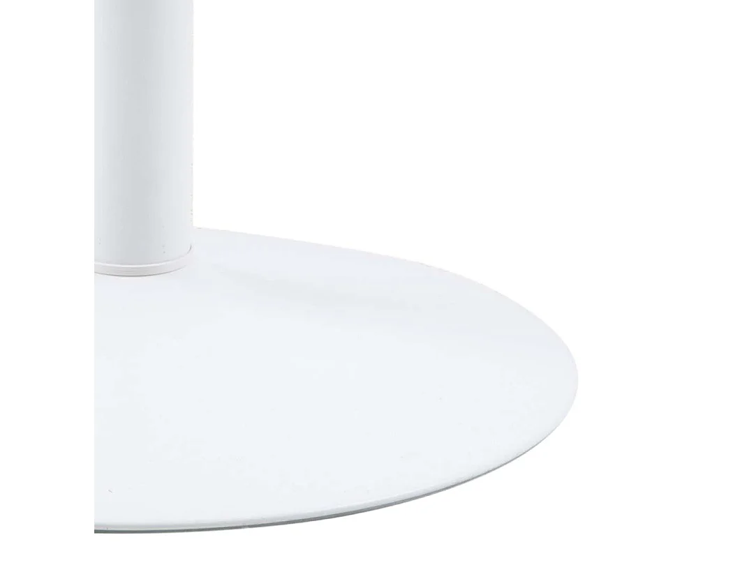 IBIZA Table de salle à manger Ø110 cm, blanc.