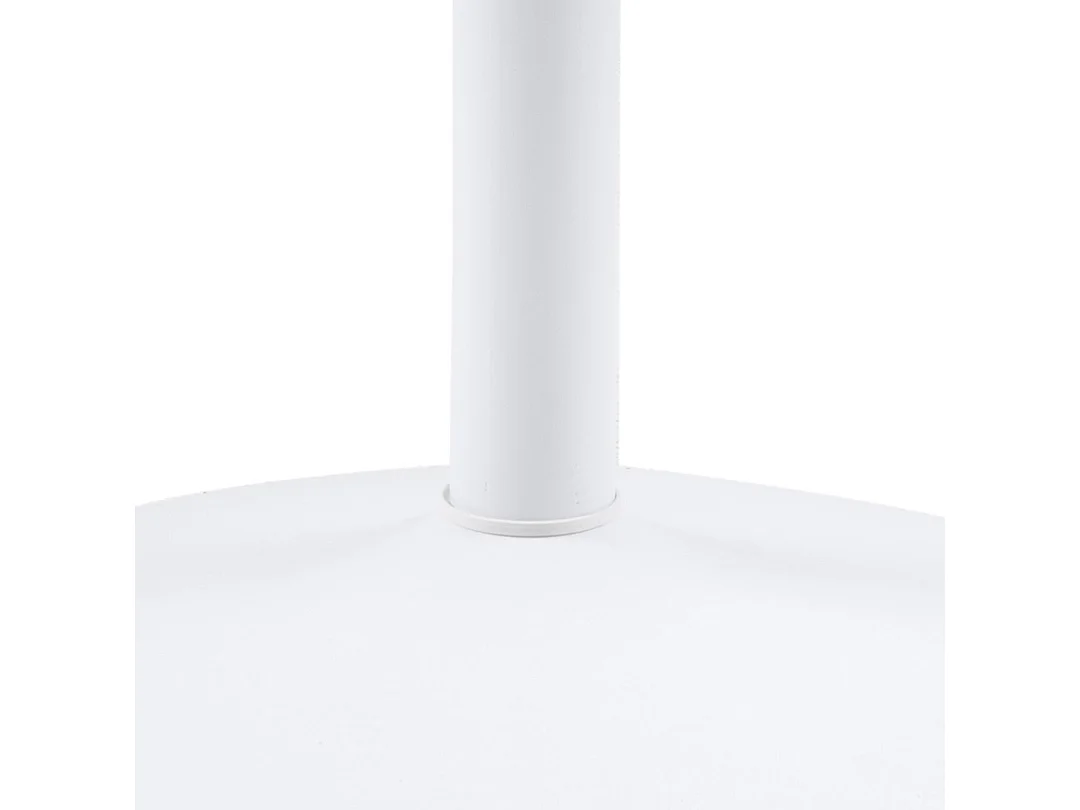 IBIZA Table de salle à manger Ø110 cm, blanc.
