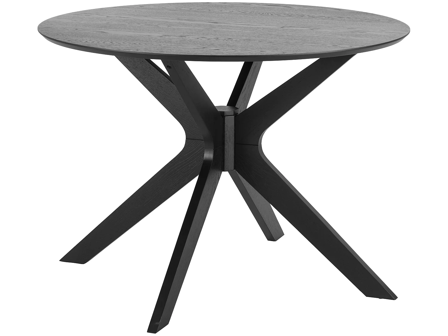 Duffy Table de salle à manger, noir.