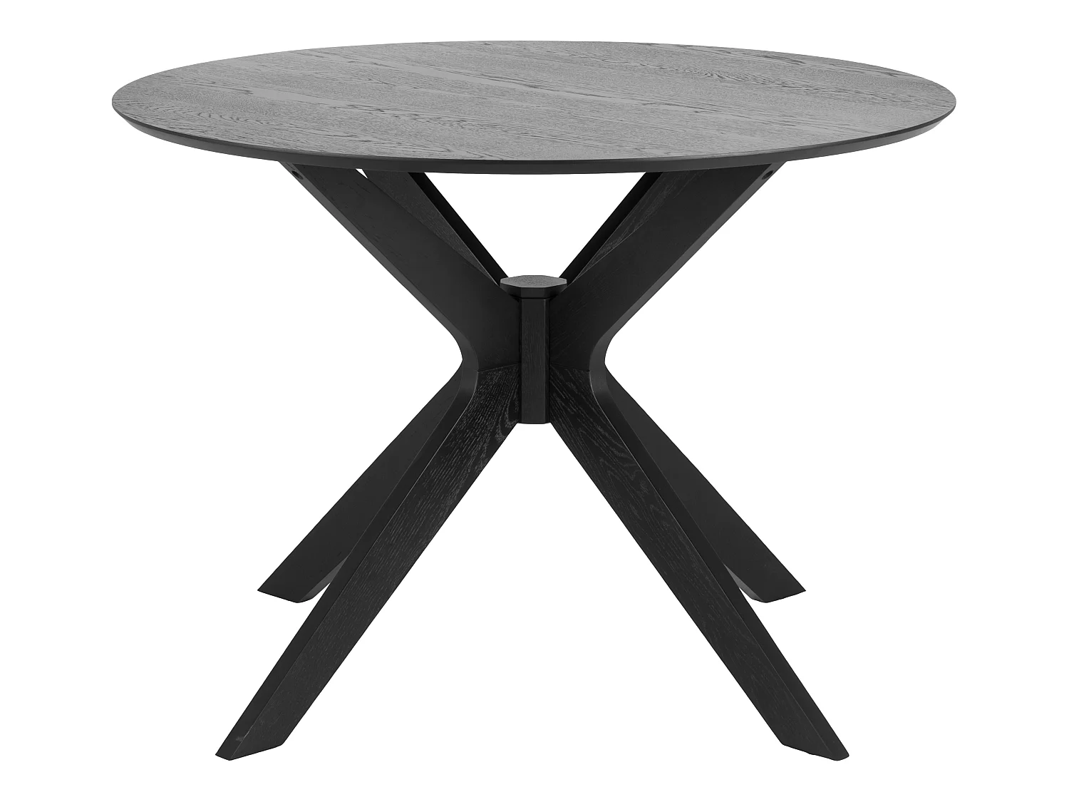 Duffy eetkamertafel zwart.