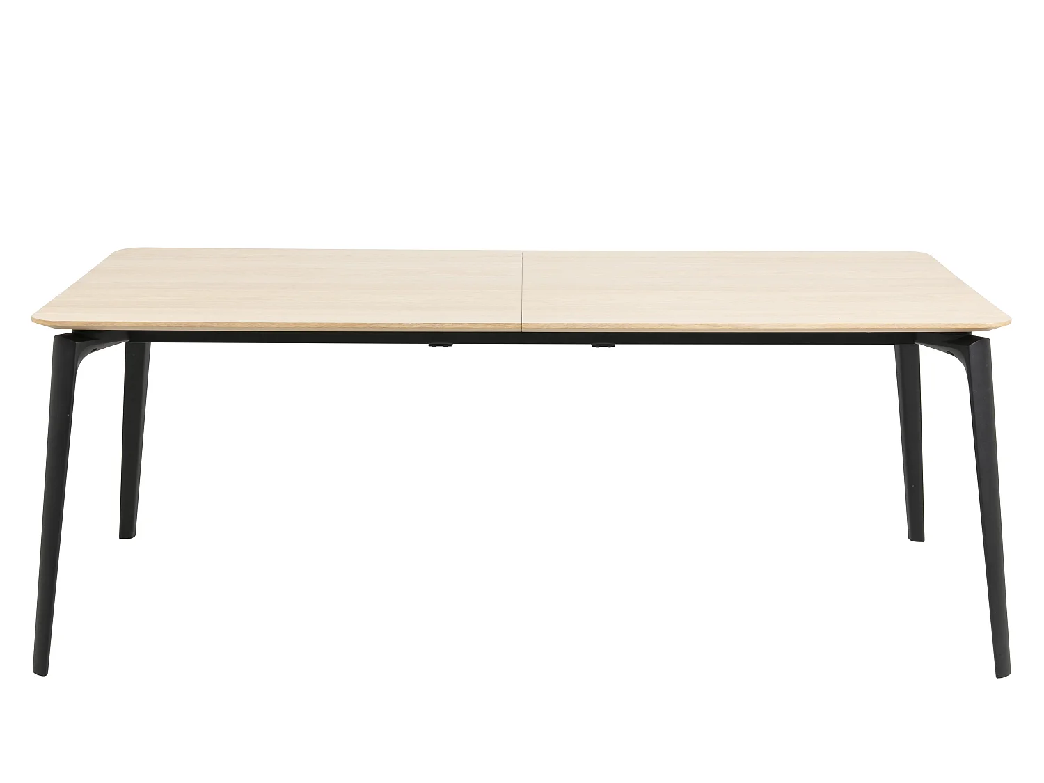 Coy Table de salle à manger 100x200 cm chêne, noir.