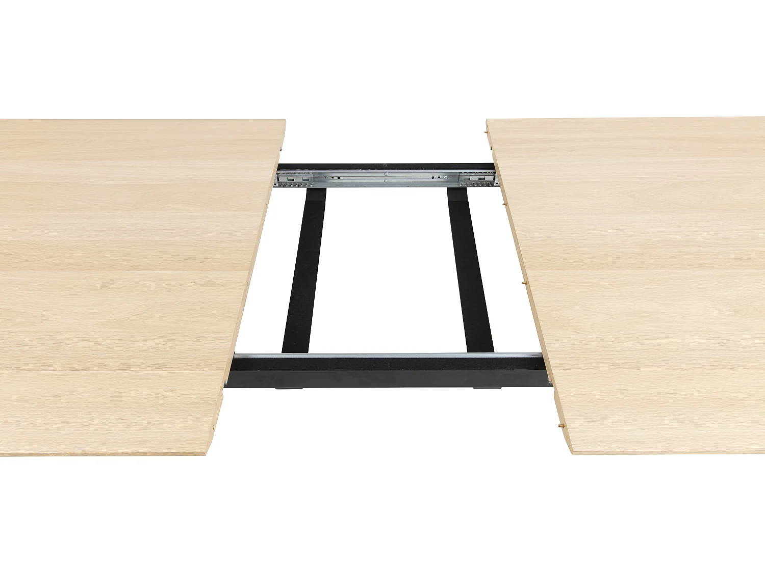 Coy Table de salle à manger 100x200 cm chêne, noir.