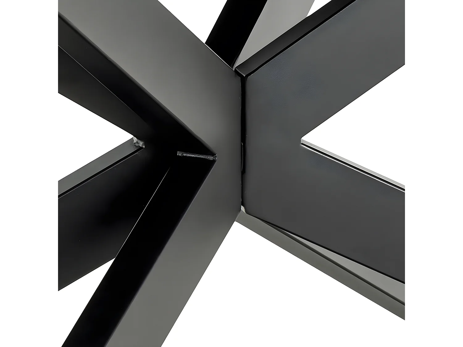 Irwine Esstisch 100x200/240cm mit Auszug schwarz.