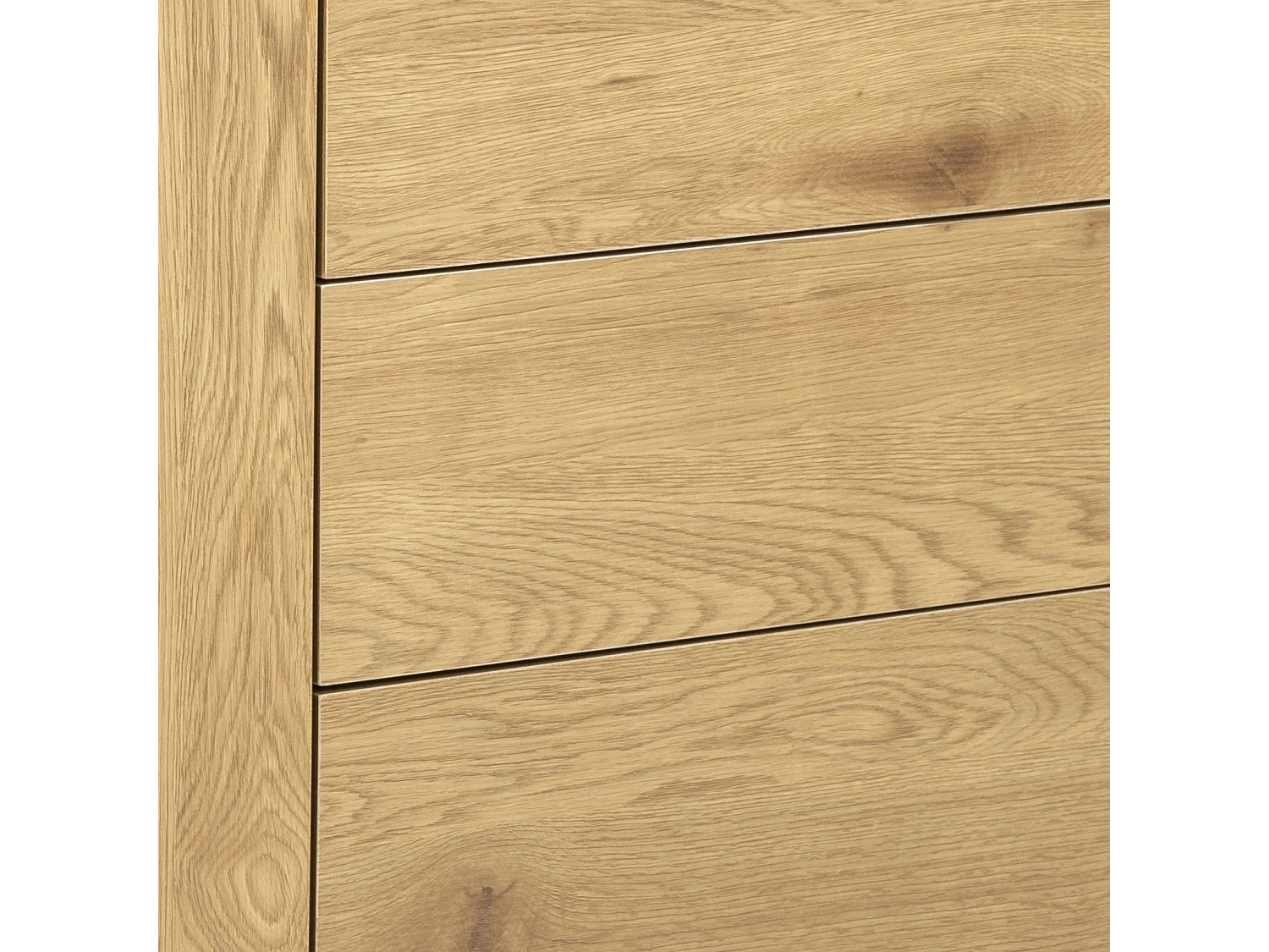 Sea Sideboard 1 Tür und 3 Schubladen, schwarz.