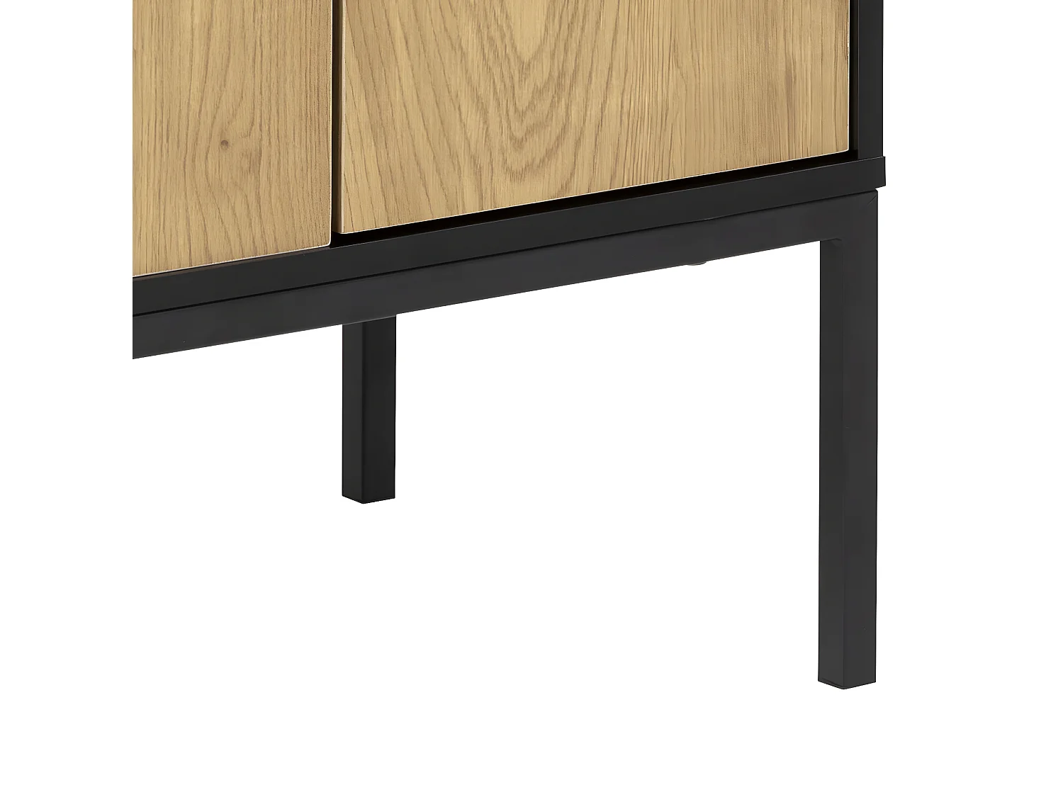 Sea dressoir 3 deuren en 2 lades zwart.