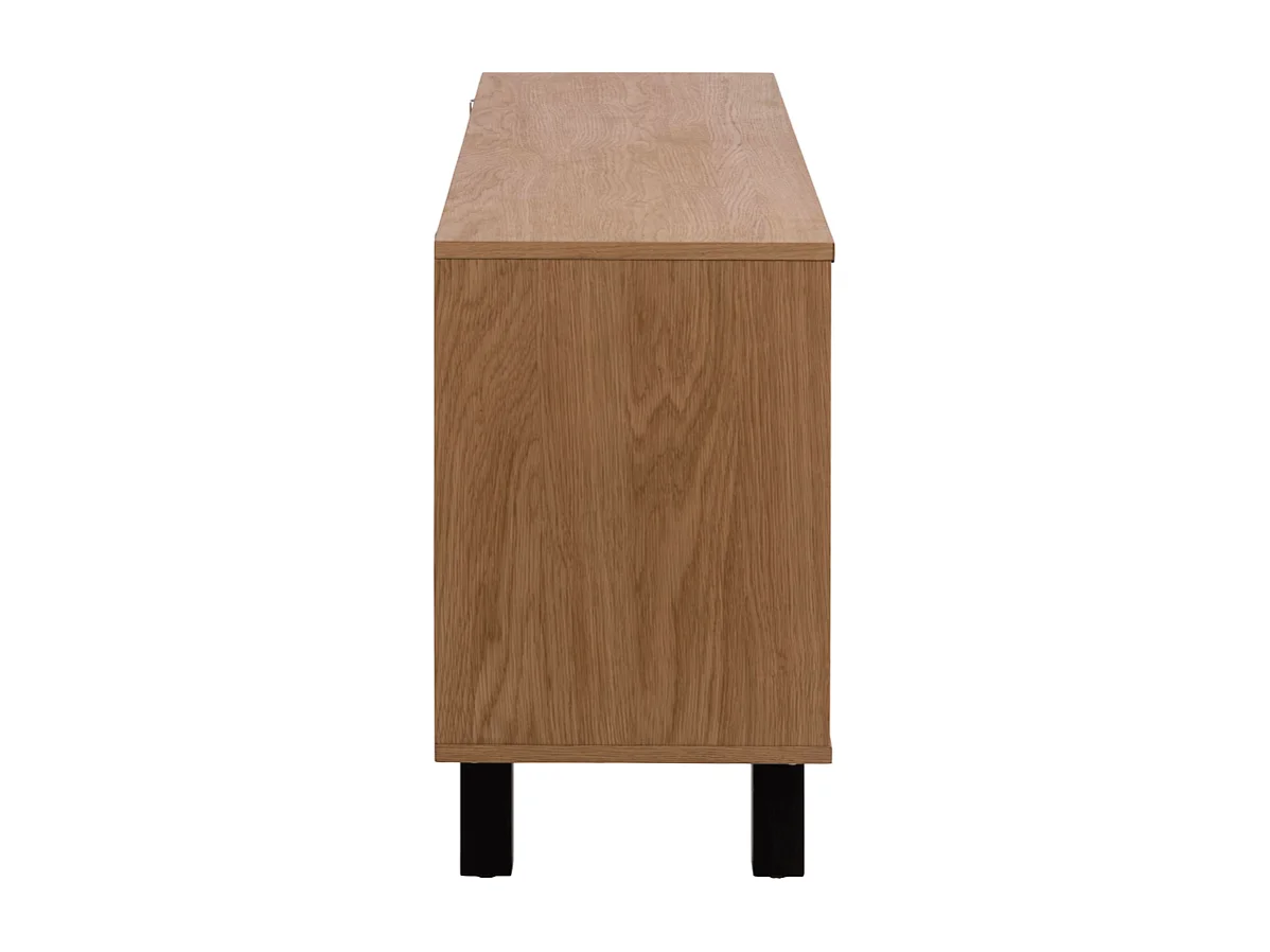 Brighton Buffet à chevrons avec 3 portes, imitation chêne.