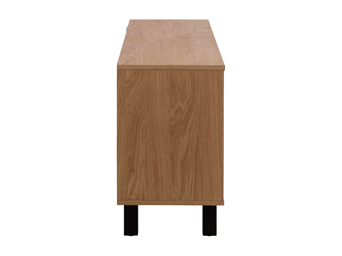 Brighton Buffet à chevrons avec 3 portes, imitation chêne.