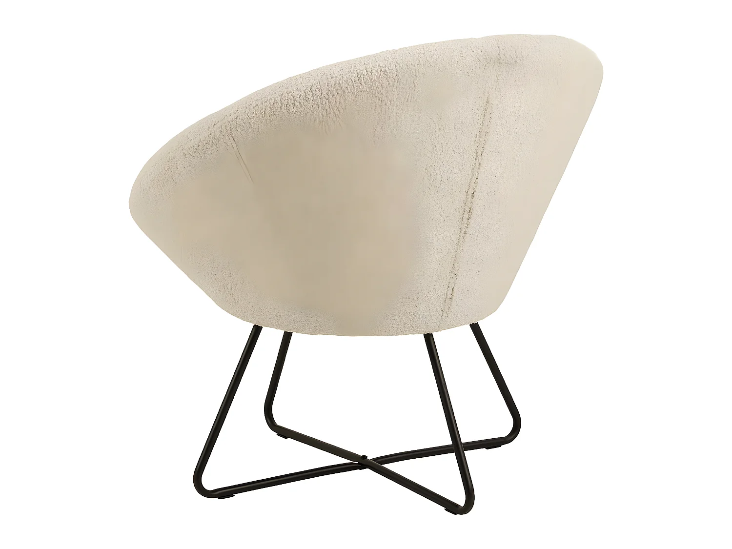 Sillón central beige.