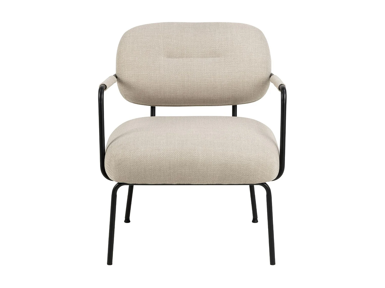 Dillon fauteuil avec accoudoirs beige.
