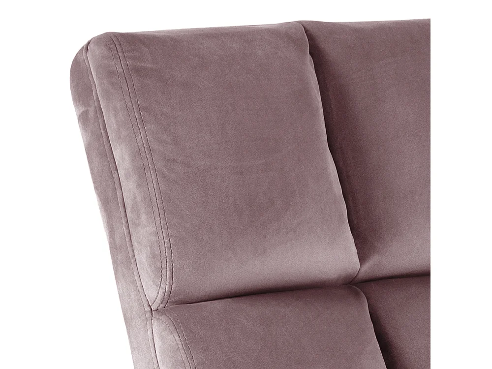 Alba Sessel , Velour rosa.