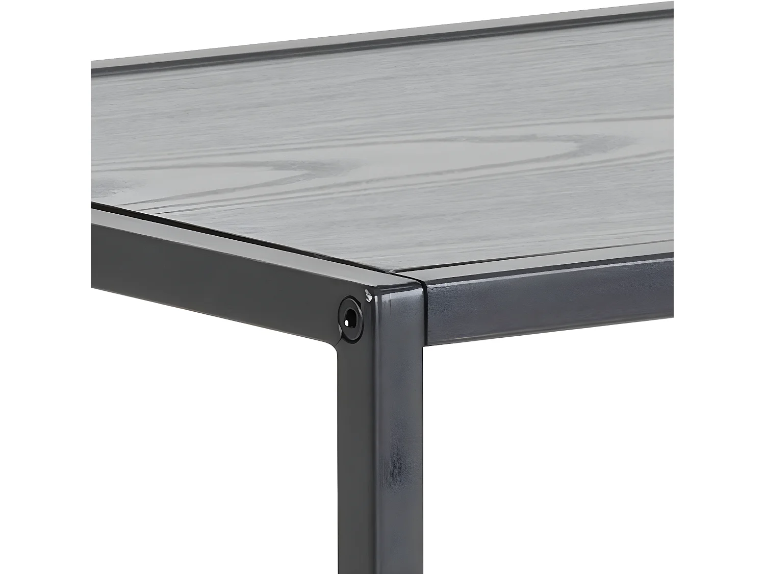 Sea console 35x100cm 2 tablettes noir.