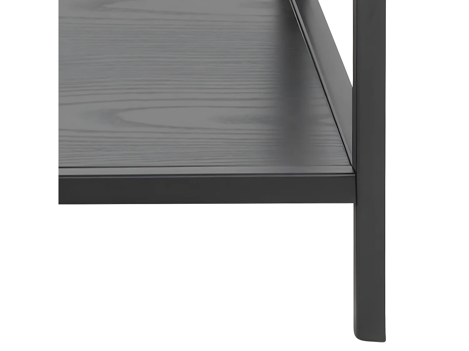 Sea console 35x100cm 2 tablettes noir.