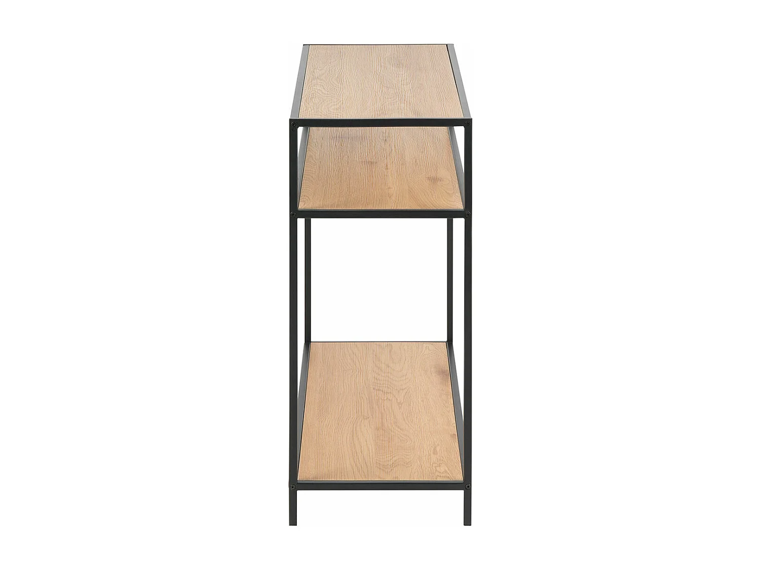 Mesa consola Seaford 2 estantes natural.