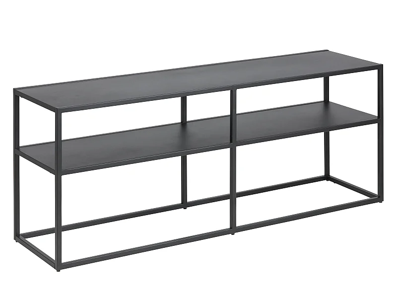 Virame TV Tisch mit 1 Ablage Schwarz.