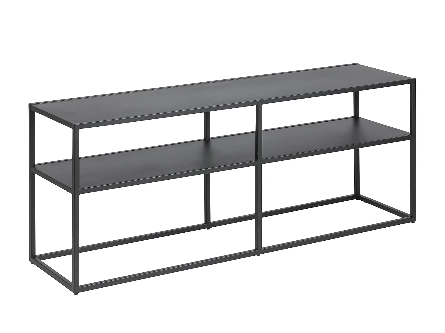Virame TV Tisch mit 1 Ablage Schwarz.