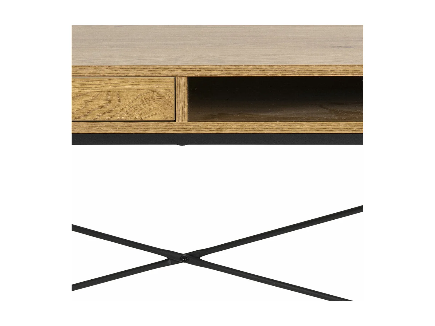 Seaford Schreibtisch 1 Schublade Natur.