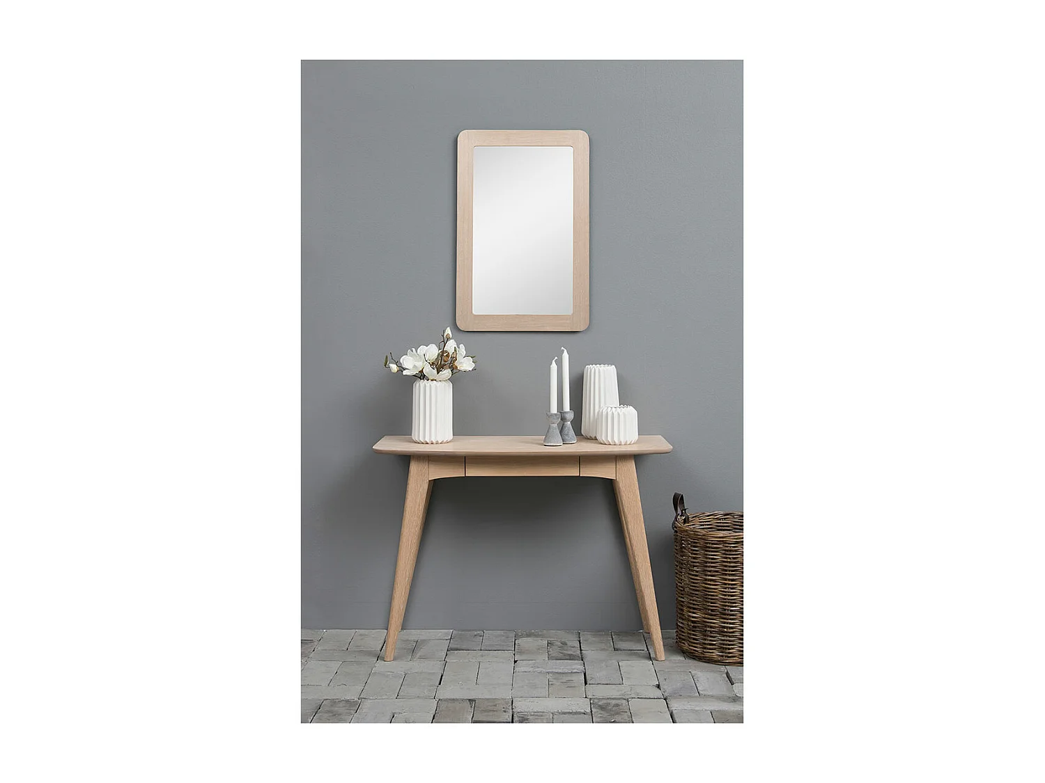 Woodstock bureau 1 tiroir blanche.