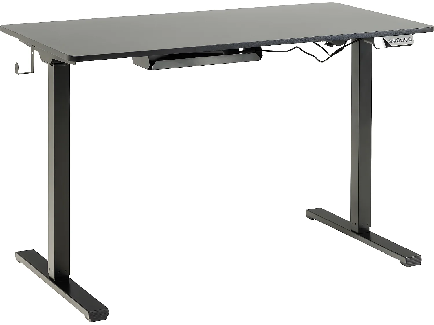 Cairo bureau réglable en hauteur noir.