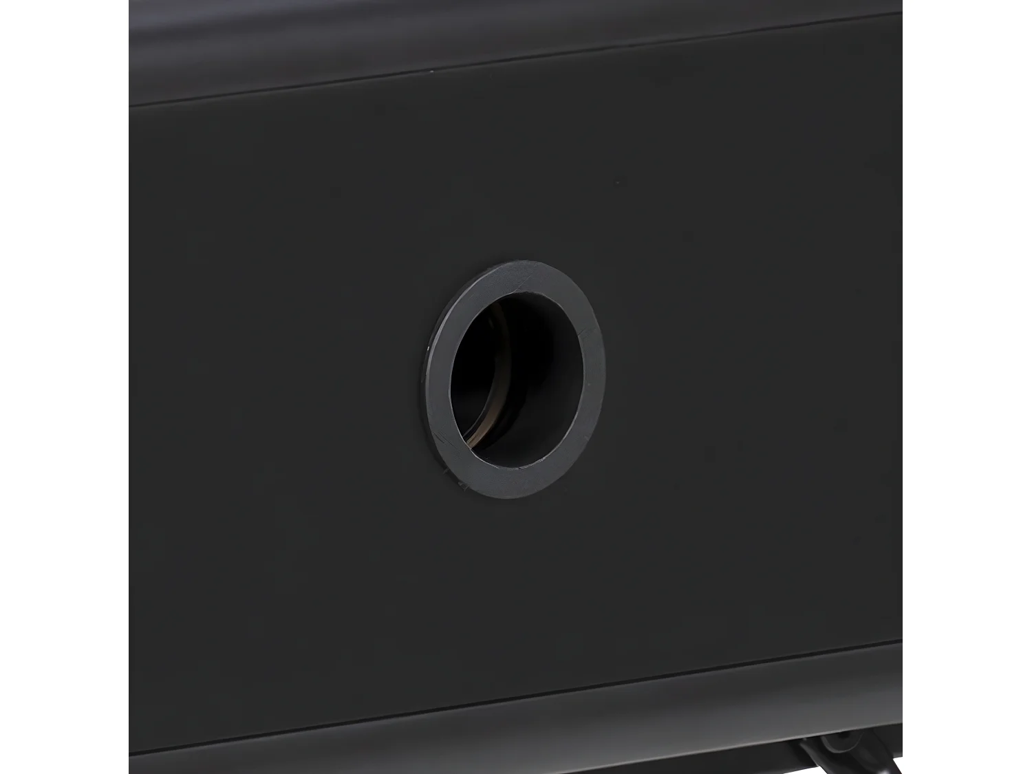 Pascal Bureau avec 1 tiroir, noir.