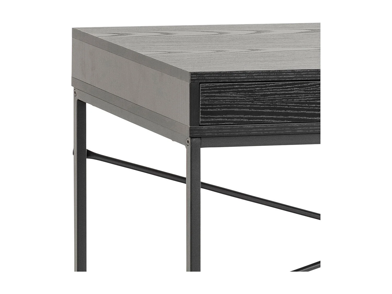 Seaford Schreibtisch 1 Schublade schwarz.