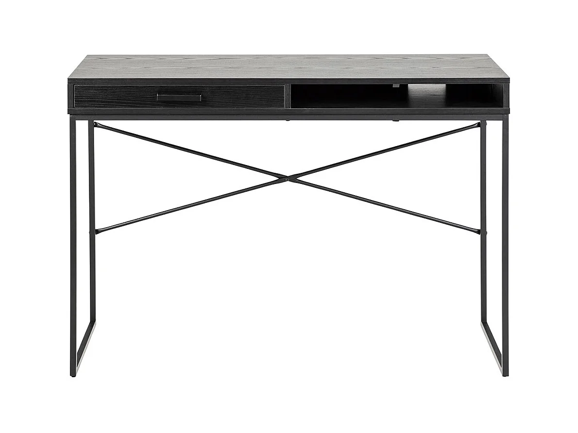 Seaford bureau 1 tiroir noire.