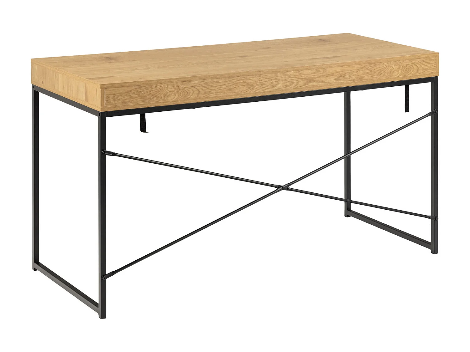 Sea Bureau 1 tiroir, 1 compartiment, teinte naturelle, noir.