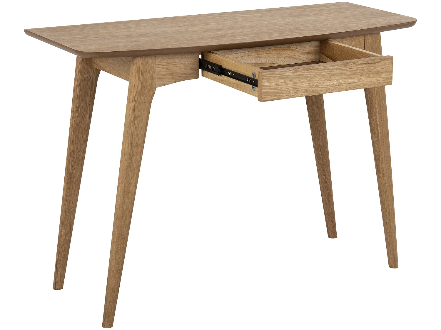 Woma Bureau avec 1 tiroir, en plaqué chêne.