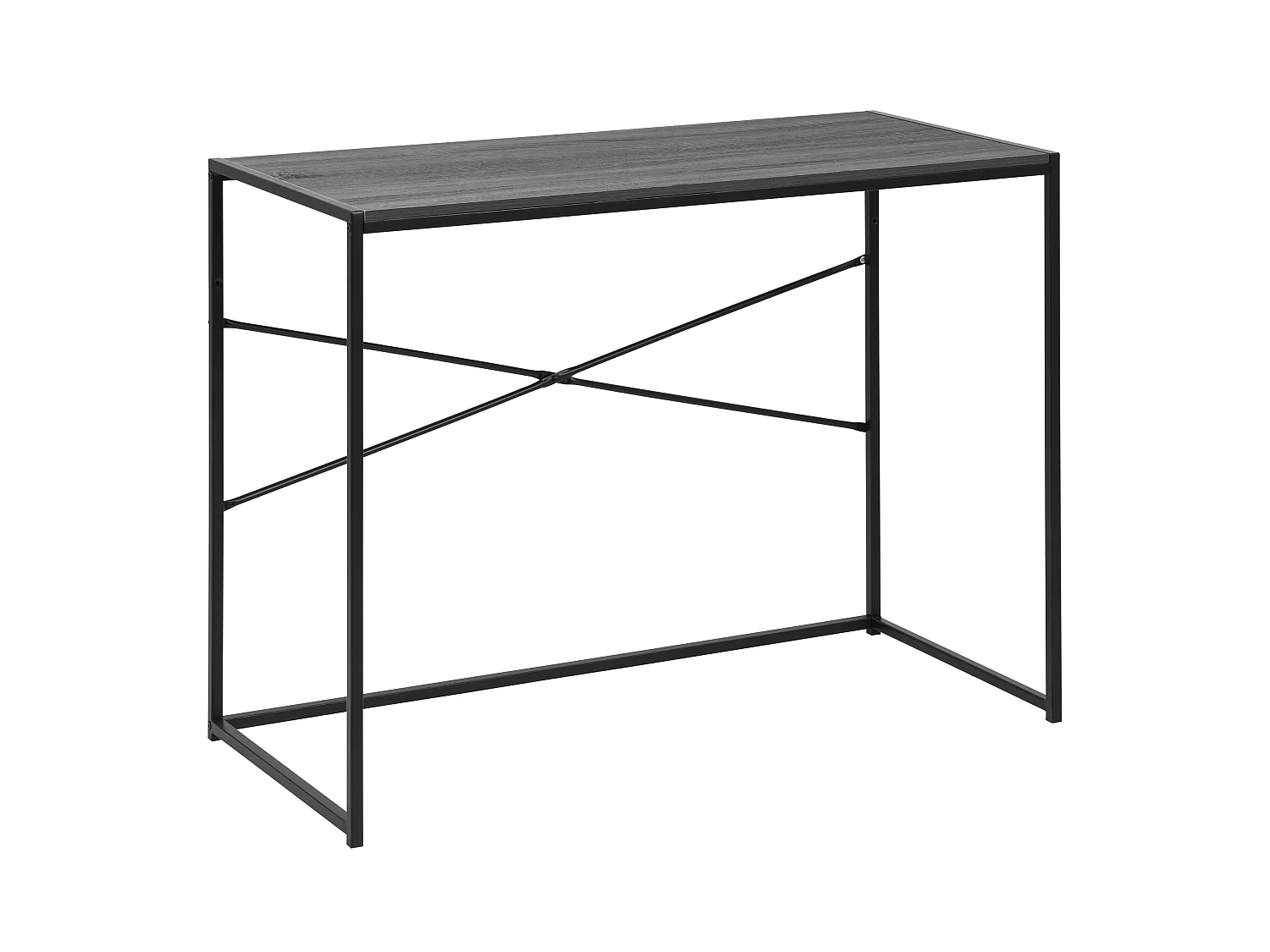 Sea Bureau finition frêne noir, métal noir.