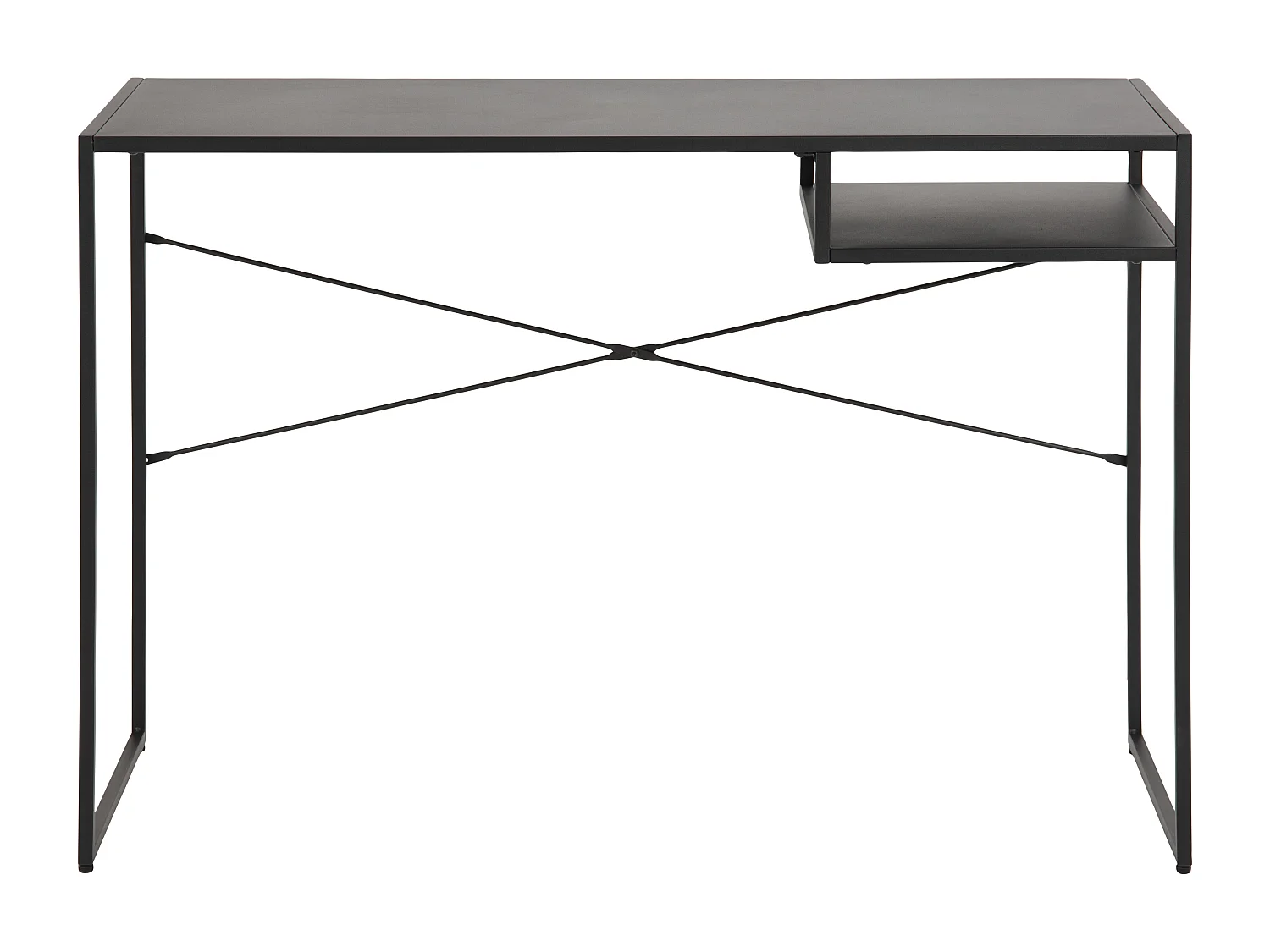 Nest bureau 1 plank zwart.