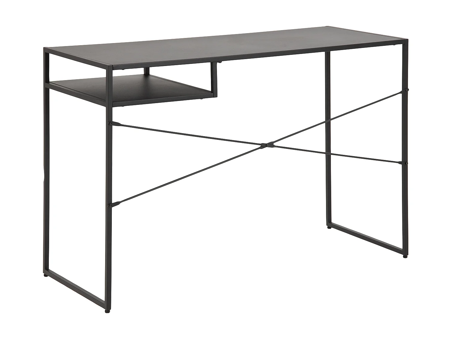 Nest bureau 1 plank zwart.