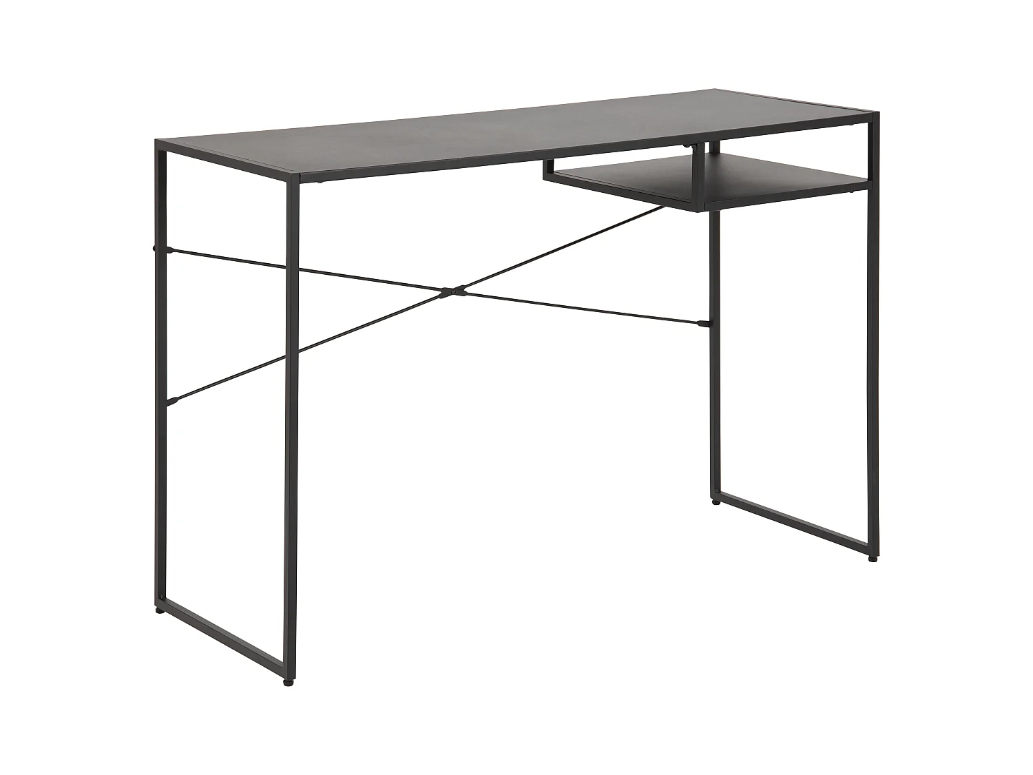 Nest bureau 1 plank zwart.