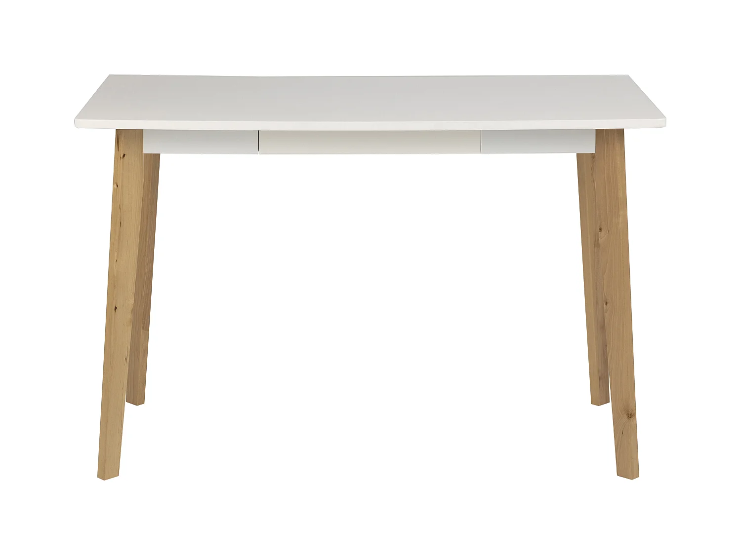 Raven Bureau avec 1 tiroir, blanc.