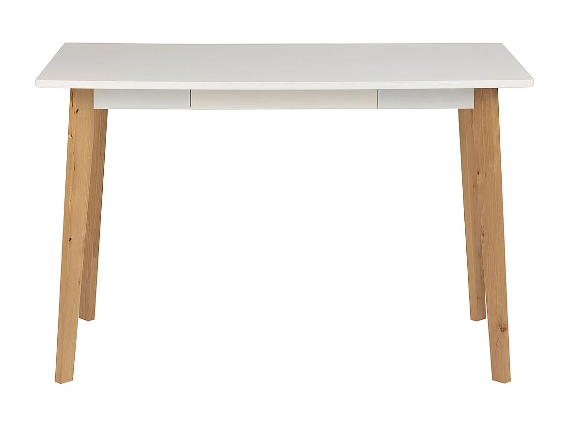 Raven Bureau avec 1 tiroir, blanc.