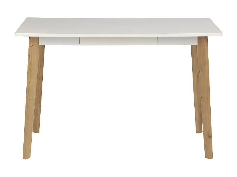 Raven Schreibtisch mit 1 Schublade, weiss.