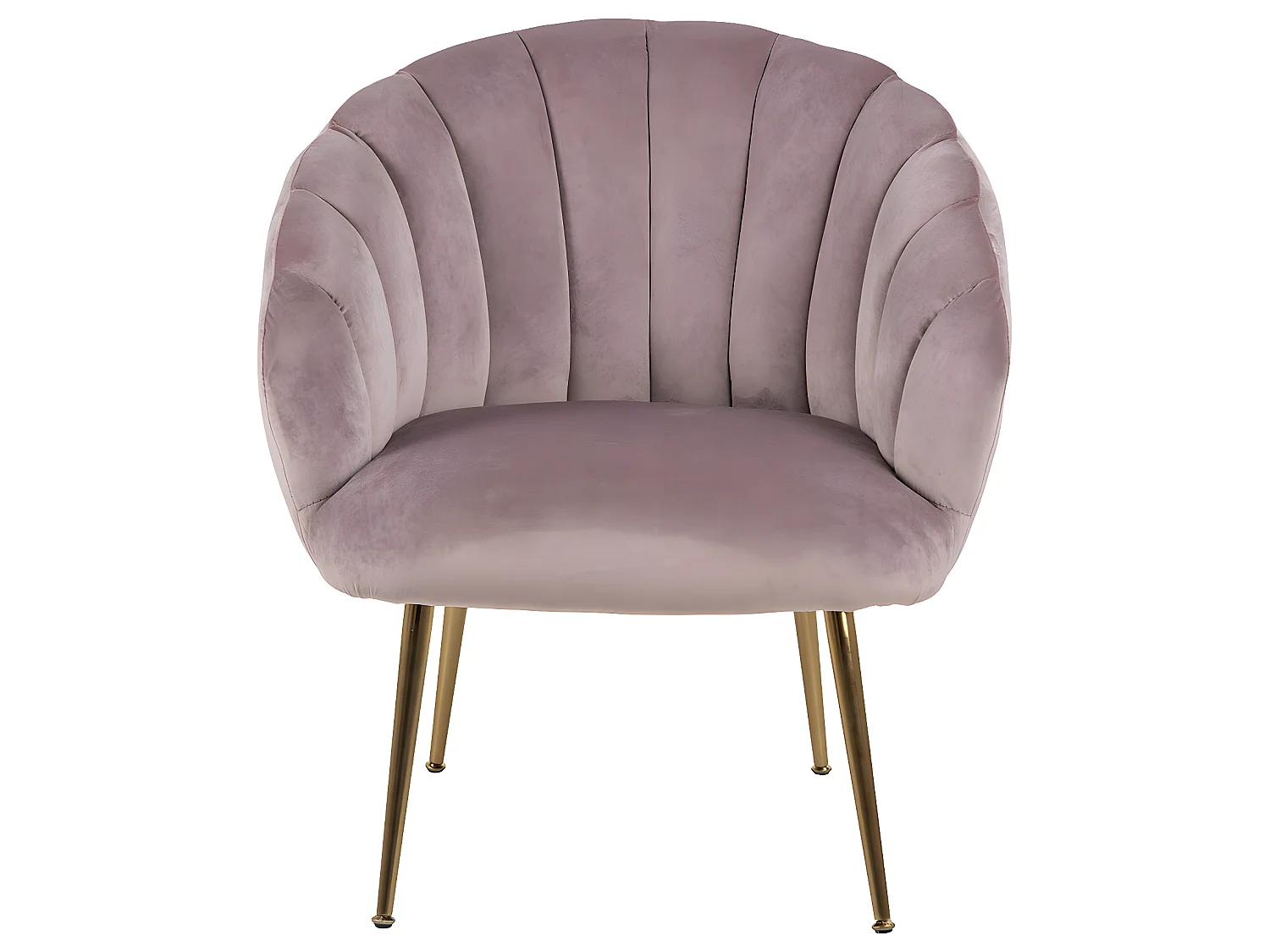 Daniella Fauteuil lounge, couleurs vieux rose, laiton.
