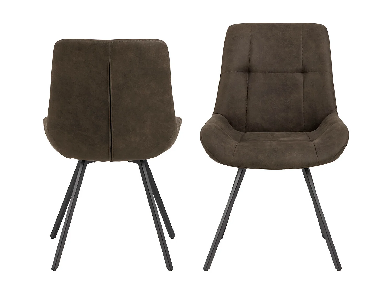 Waylor Chaise de salle à manger anthracite.