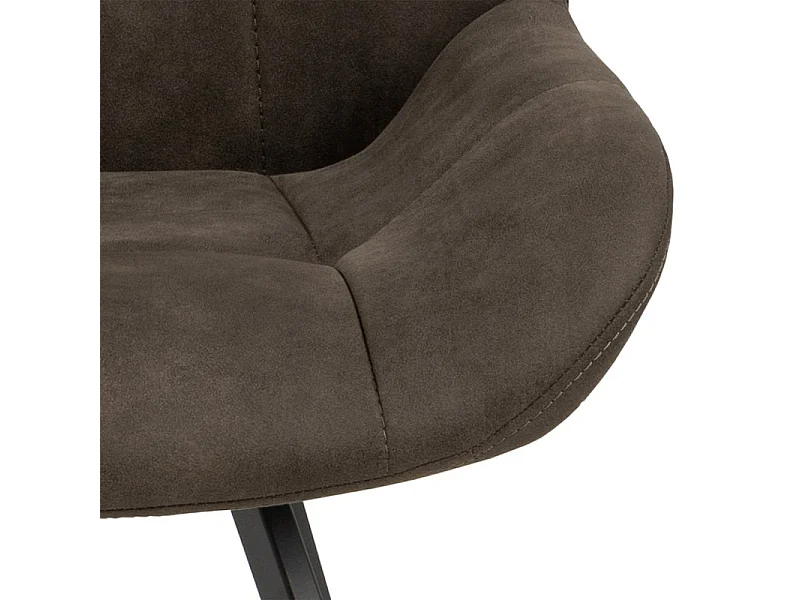 Waylor Chaise de salle à manger anthracite.