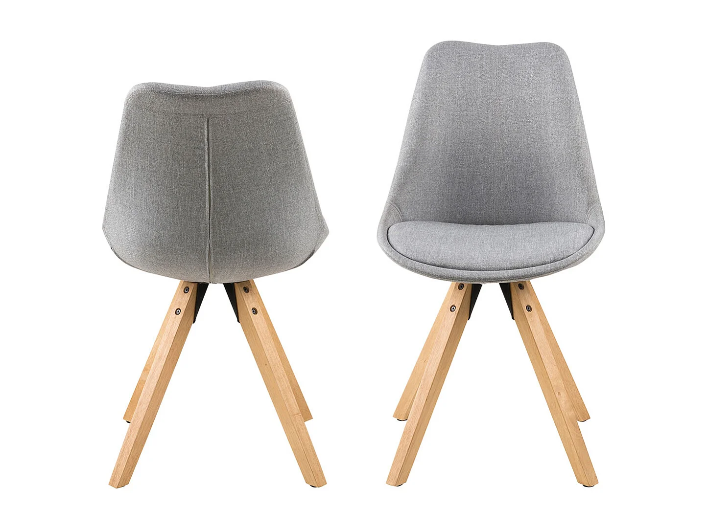 Dima Esszimmerstuhl Stoff grau.