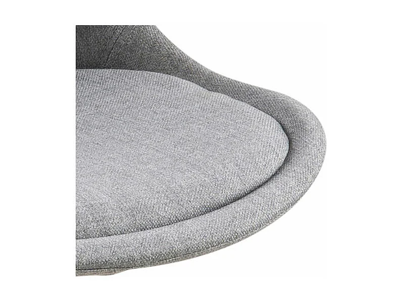 Dima chaise de salle à manger tissu gris.