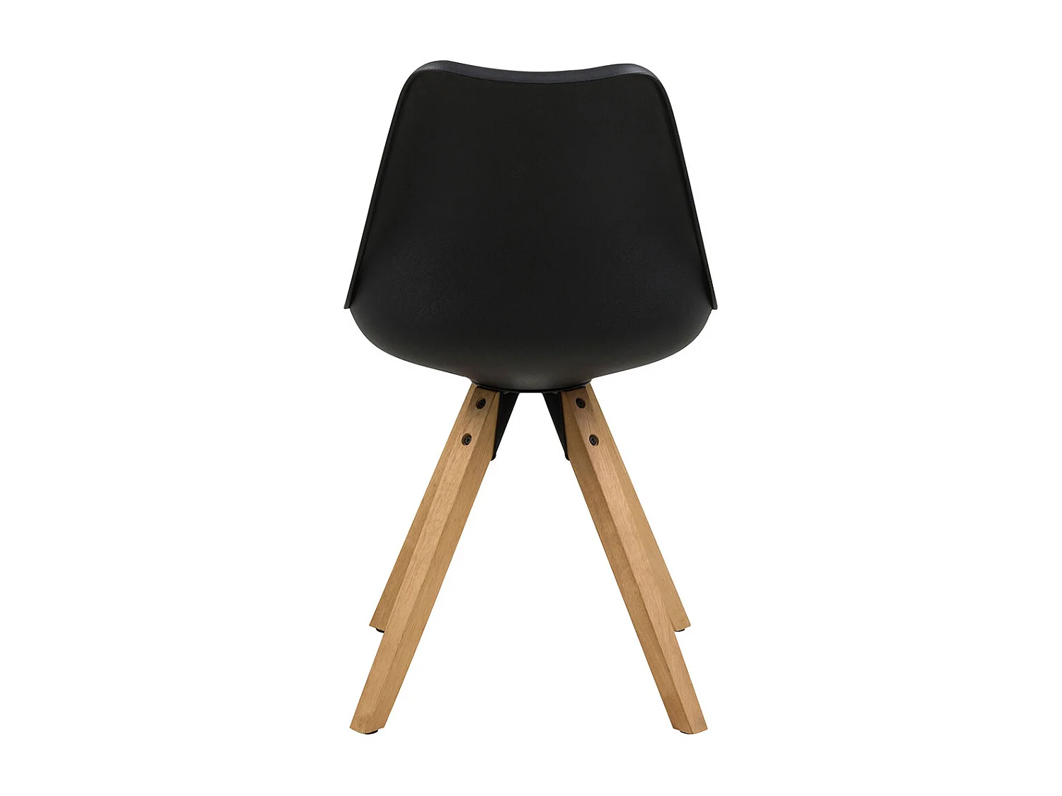 Dima chaise de salle à manger PU cuir noire.