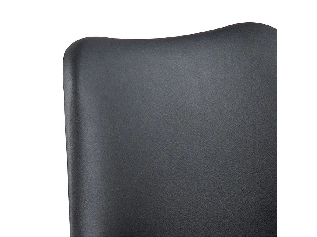 Dima chaise de salle à manger PU cuir noire.