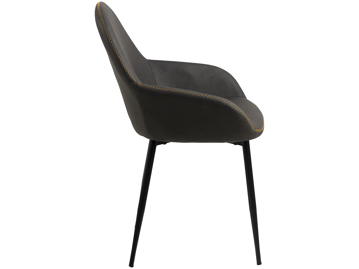 Chris eetkamerstoel met armleuningen grijs.