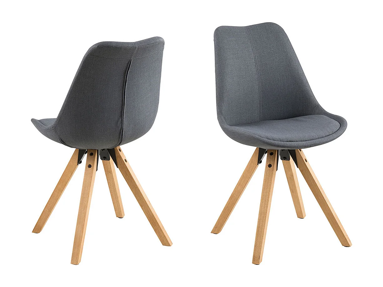 Dima chaise de salle à manger gris.